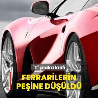 T plaka klf! Ferrarilerin peine dld