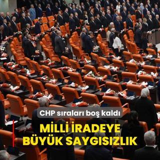 CHP'den milli iradeye byk saygszlk
