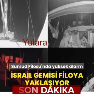 Sumud Filosu kritik blgede: srail gemisi filoya yaklayor