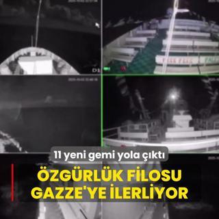 11 gemilik zgrlk Filosu Gazze'ye ilerliyor
