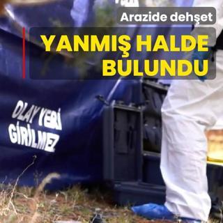 Araziye kanlar dehete dt! Yanm halde bulundu
