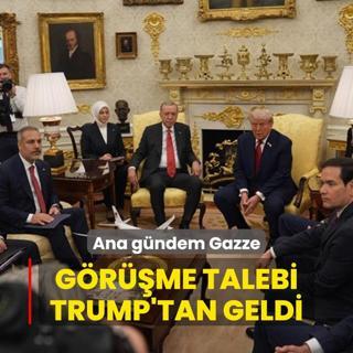 Bakan Erdoan, ABD Bakan Trump ile telefonda grt