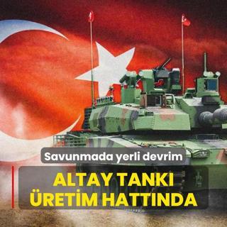 Savunmada yerli devrim: Altay Tank retim hattnda
