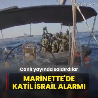 Marinette'de katil srail alarm... Canl yaynda saldrdlar