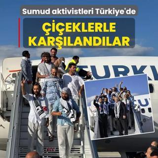 Cesur yrekler ieklerle karland! Sumud aktivistleri Trkiye'de