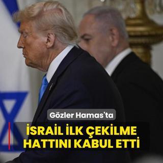 Trump: srail, Hamas'a gsterdiimiz ve paylatmz ilk ekilme hattn kabul etti