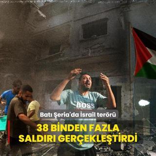 Bat eria'da srail terr... ki ylda 38 binden fazla saldr gerekletirdi