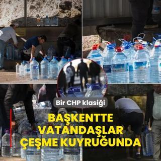 Bir CHP klasii! Bakentte vatandalar eme kuyruunda
