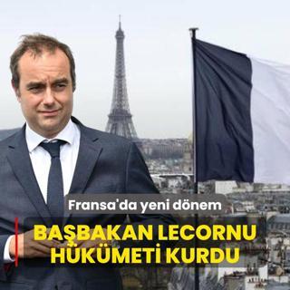 Fransa'da yeni dnem: Babakan Lecornu hkmeti kurdu