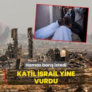 Hamas bar istedi... Katil srail yine vurdu