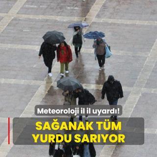 Meteoroloji il il uyard! Saanak tm yurdu saryor