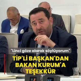 TP'li Bakan'dan Bakan Kurum'a Milleyla teekkr: Lin edilmeyi gze alarak sylyorum