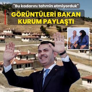 Grntleri Bakan Kurum paylat: Bu kadarn tahmin etmiyorduk