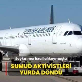 Soykrmc srail alkoymutu... Sumud aktivistleri yurda dnd