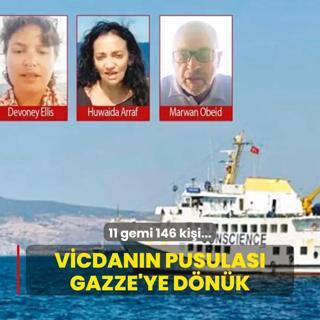 Vicdann pusulas Gazze'ye dnk
