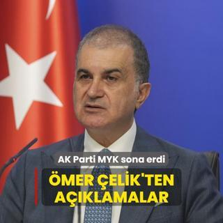 AK Parti MYK sona erdi... mer elik'ten aklamalar