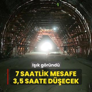 Ik grnd: 7 saatlik mesafe 3,5 saate decek