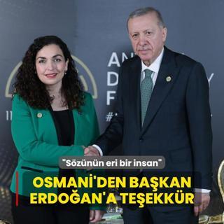 Osmani'den Bakan Erdoan'a teekkr... Sznn eri bir insan