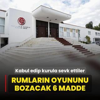 Rumlarn oyununu bozacak 6 madde! Kabul edip kurula sevk ettiler