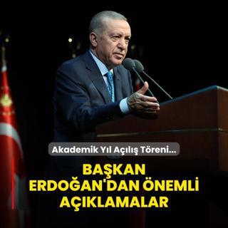 2025- 2026 Yksekretim Akademik Yl Al Treni... Bakan Erdoan'dan nemli aklamalar
