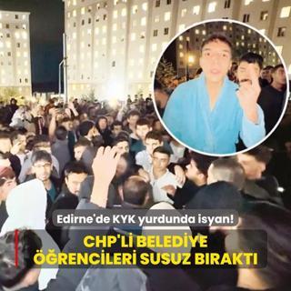 CHP'li belediye rencileri susuz brakt