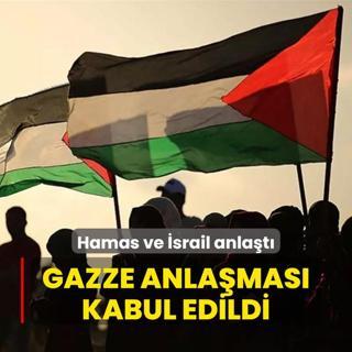 Gazze anlamas kabul edildi... Hamas ve srail anlat