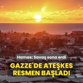 Hamas: Sava sona erdi Gazze'de atekes balad