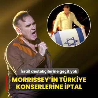 srail destekilerine geit yok... Morrissey'in Trkiye konserleri iptal edildi