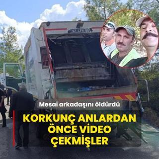Mesai arkadan ldrd! Korkun anlardan nce video ekmiler