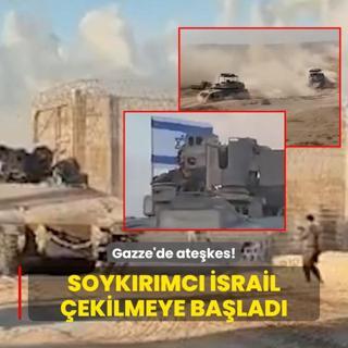 Gazze'de atekes! Soykrmc srail ordusu ekilmeye balad