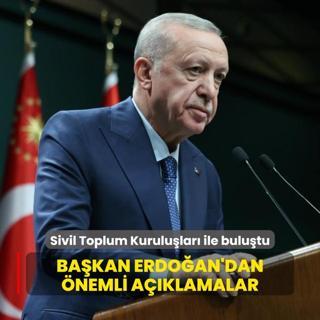 Bakan Erdoan, Sivil Toplum Kurulular ile Buluma programnda konuuyor
