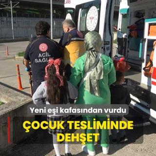 ocuk tesliminde dehet! Yeni ei kafasndan vurdu