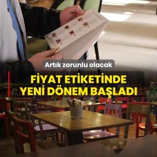 Fiyat etiketinde yeni dnem balad! Artk zorunlu olacak