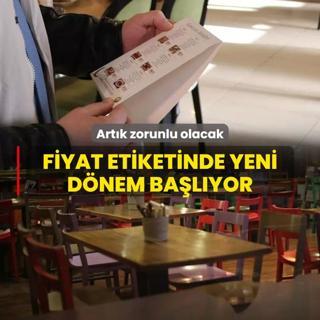 Fiyat etiketinde yeni dnem balyor! Artk zorunlu olacak