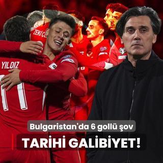Tarihi galibiyet! Bulgaristan deplasmannda 6 goll ov