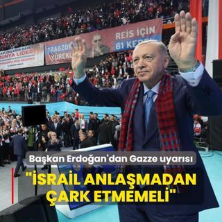 Gazze'de atekes anlamas... Bakan Erdoan: srail'in ark etmesine izin verilmemeli