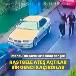 Sokak ortasnda dehet! Rastgele ate atlar bir genci kardlar