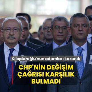 CHP'nin deiim ars karlk bulmad! Kldarolu'nun adamlar kazand