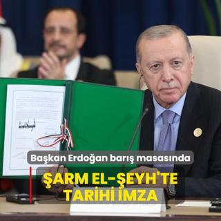 arm el-eyh'te tarihi imza: Bakan Erdoan bar masasnda