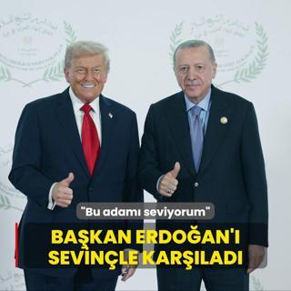 Trump, Bakan Erdoan' sevinle karlad: Bu adam seviyorum