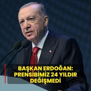 Bakan Erdoan: Prensibimiz 24 yldr deimedi