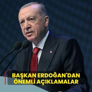 Bakan Erdoan'dan nemli aklamalar