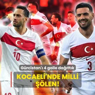 Kocaeli'nde milli len! Grcistan' 4 golle dattk