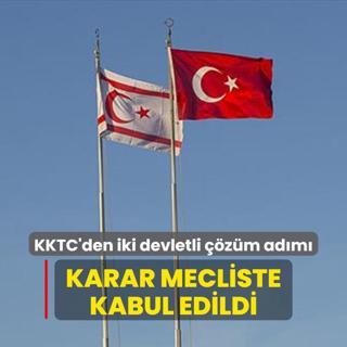 KKTC'den iki devletli zm adm... Karar mecliste kabul edildi