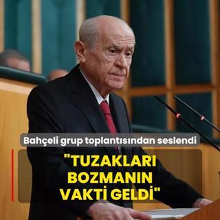 MHP Grup Toplants... Devlet Baheli'den aklamalar