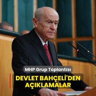 MHP Grup Toplants... Devlet Baheli'den aklamalar