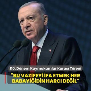 110. Dnem Kaymakamlar Kuras Treni... Bakan Erdoan: Bu vazifeyi ifa etmek her babayiidin harc deil