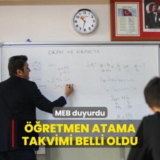 15 bin retmen atamasnda takvim belli oldu