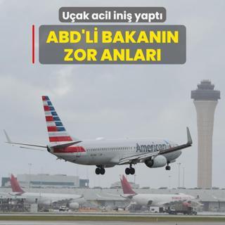 ABD'li bakann zor anlar... Uak acil ini yapt