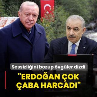 Atekes sonras sessizliini bozup vgler dizdi: Bakan Erdoan ok aba harcad